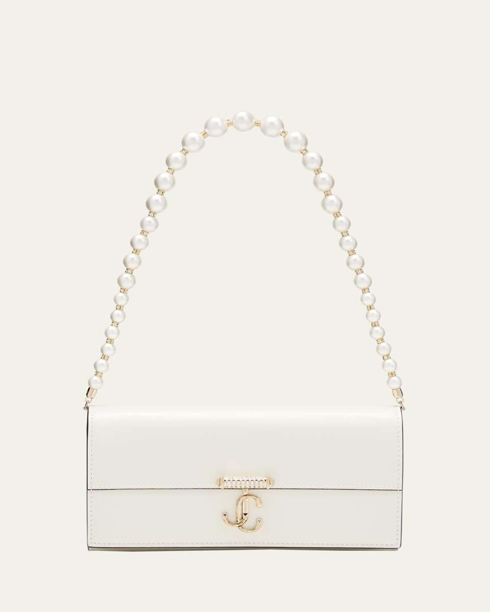 Varenne Leather Wallet with Embellished Strap